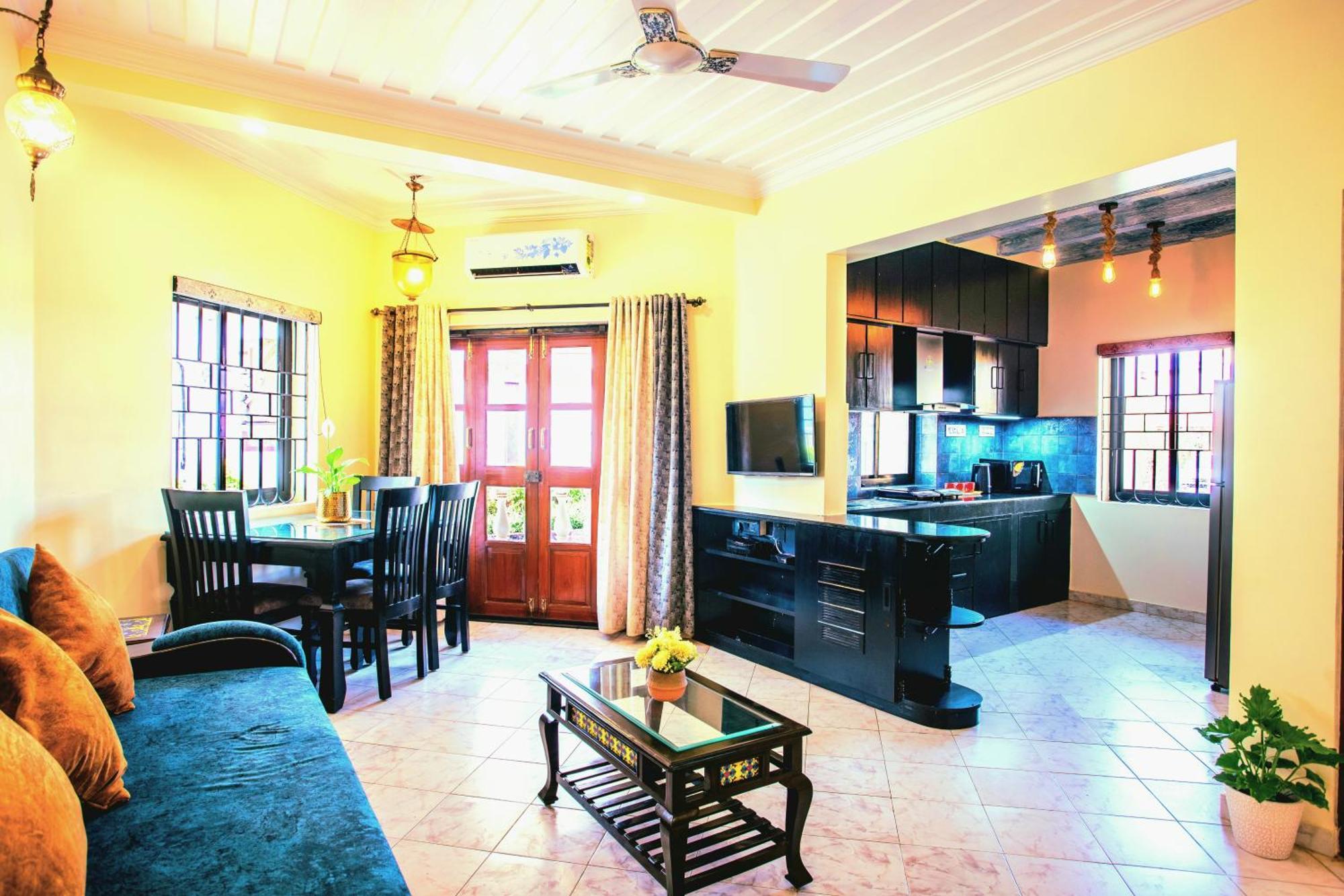'Golden Sea Pearl' 1 Bhk Beach Apartment بيناوليم المظهر الخارجي الصورة